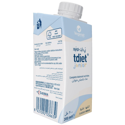 TDIET JUNIOR 1.0 (FLAVOURED) VEGENAT