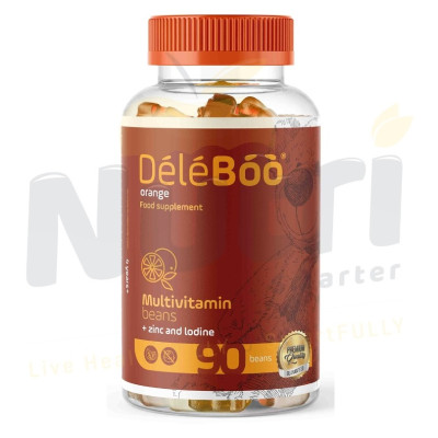 DeleBoo Multivitamin + Zinc and Iodine Orange 90 BEANS
