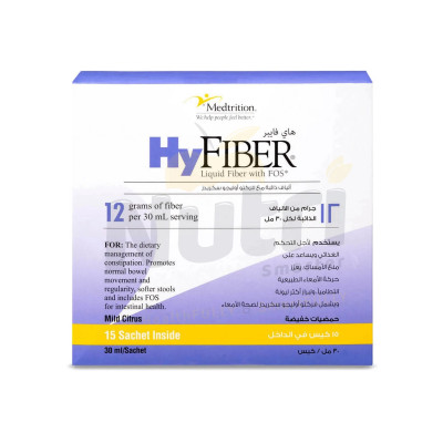 MED Hyfiber liquid fiber - with FOS ( 15 sachets *30 ml )